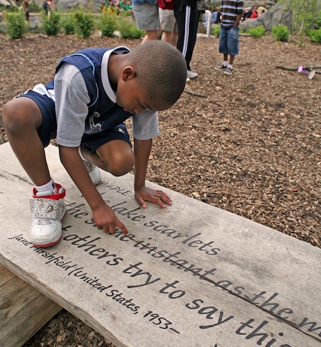 poetry bench