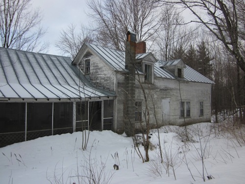 The “main house” in Goshen, Vermont, in its current state.