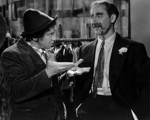 Groucho & Chico Marx in A Night at the Opera, 1935