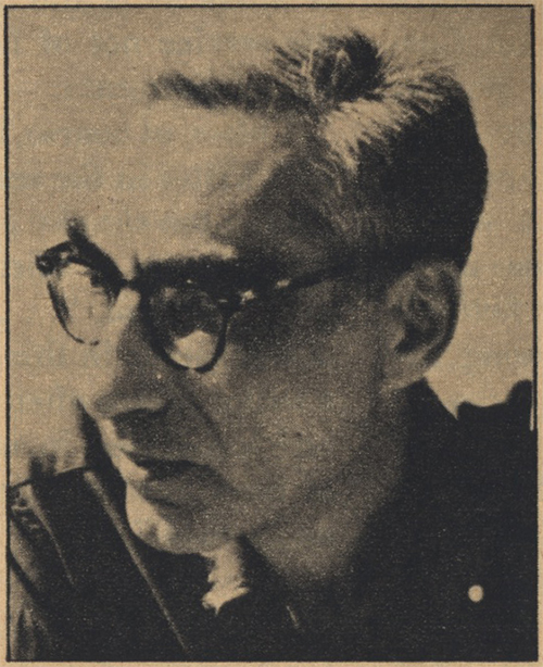 Louis Zukofsky, press image from the Poetry archives.