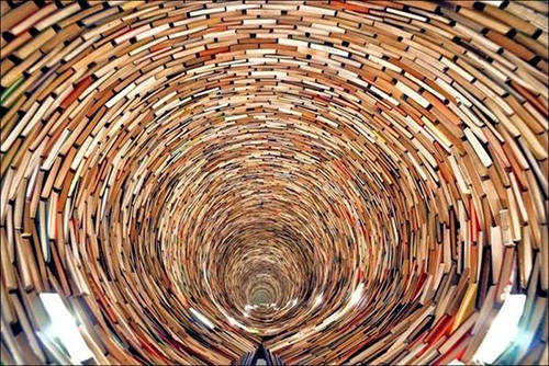 Endless Tunnel of books2