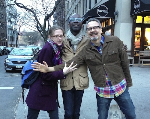 From left to right: Krystal Languell, Rangi McNeil, and Guillermo Felice Castro 