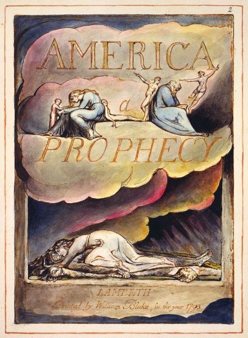 "America a Prophecy" title page (1793)