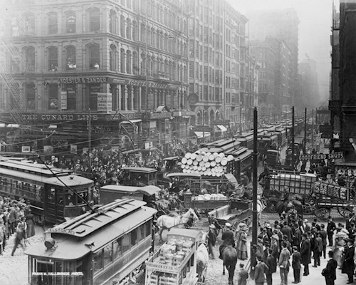 Chicago at Dearborn and Randolph.