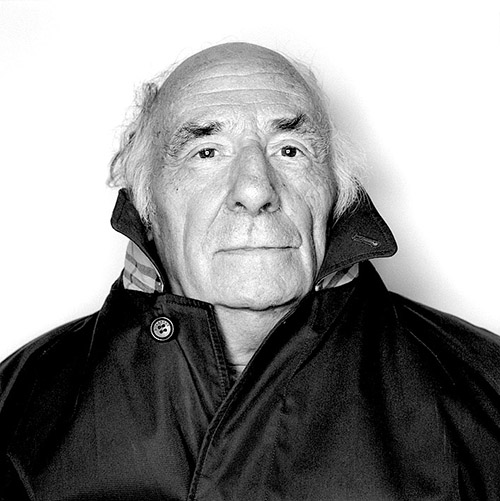 Jacques Roubaud photographed by Olivier Roller