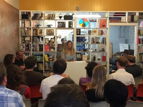 Jane Gregory reads as part of Song Cave.