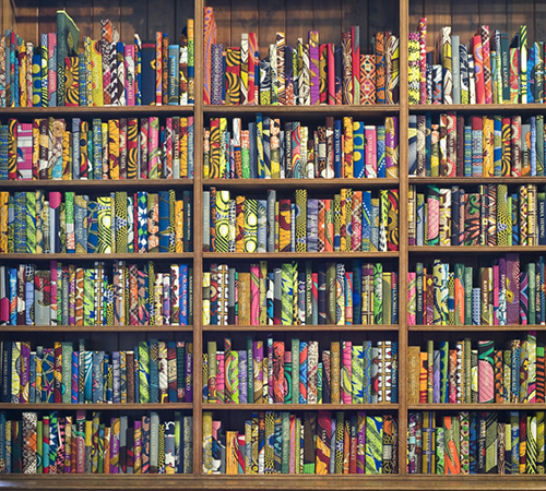 Yinka Shonibare MBE, The British Library. Photograph: Jonathan Bassett