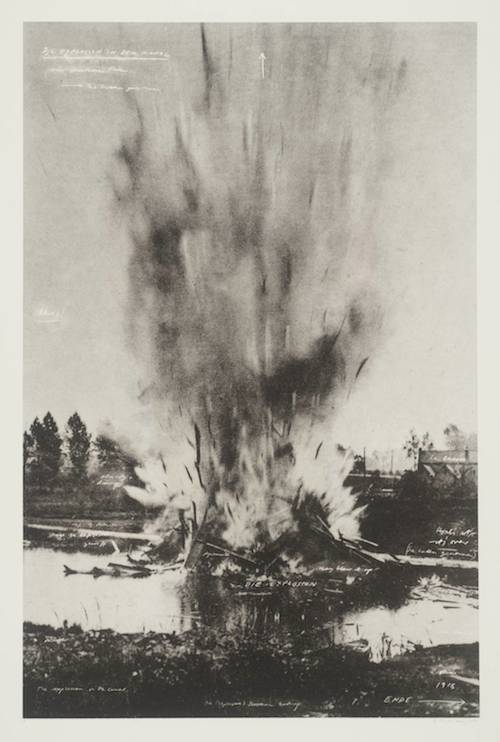 Tacita Dean, Die Explosion in dem Kanal, from The Russian Ending, 2001.