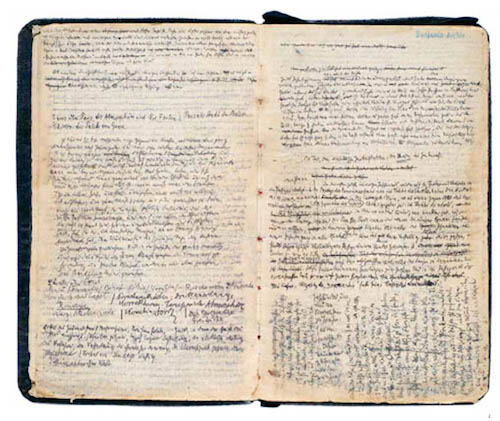 Notebook, Walter Benjamin