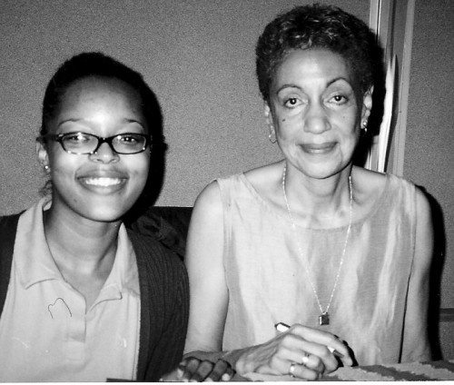 Me & June Jordan in North Philly circa 2000.