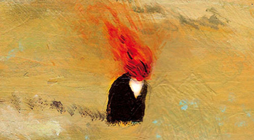 From the cover of Richard Siken's War of the Foxes; artwork by David de las Heras.