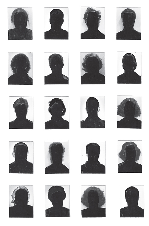 The Disappeared, from Photopoemaction Series, 1979/2014