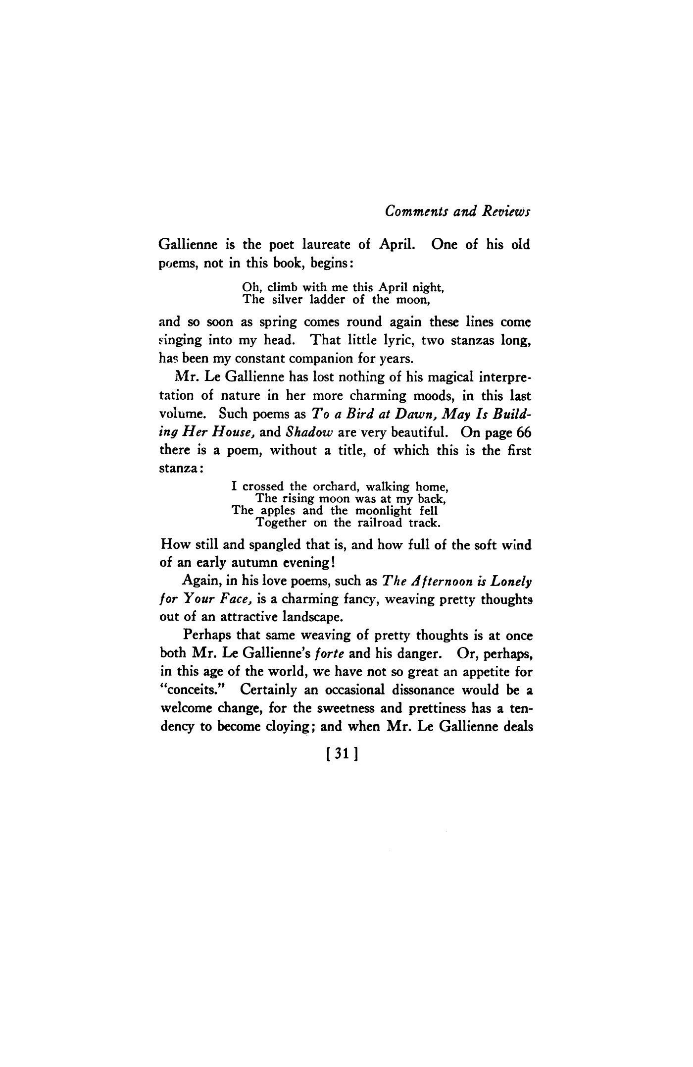 The Lonely Dancer, and Other Poems, by Richard Le Gallienne