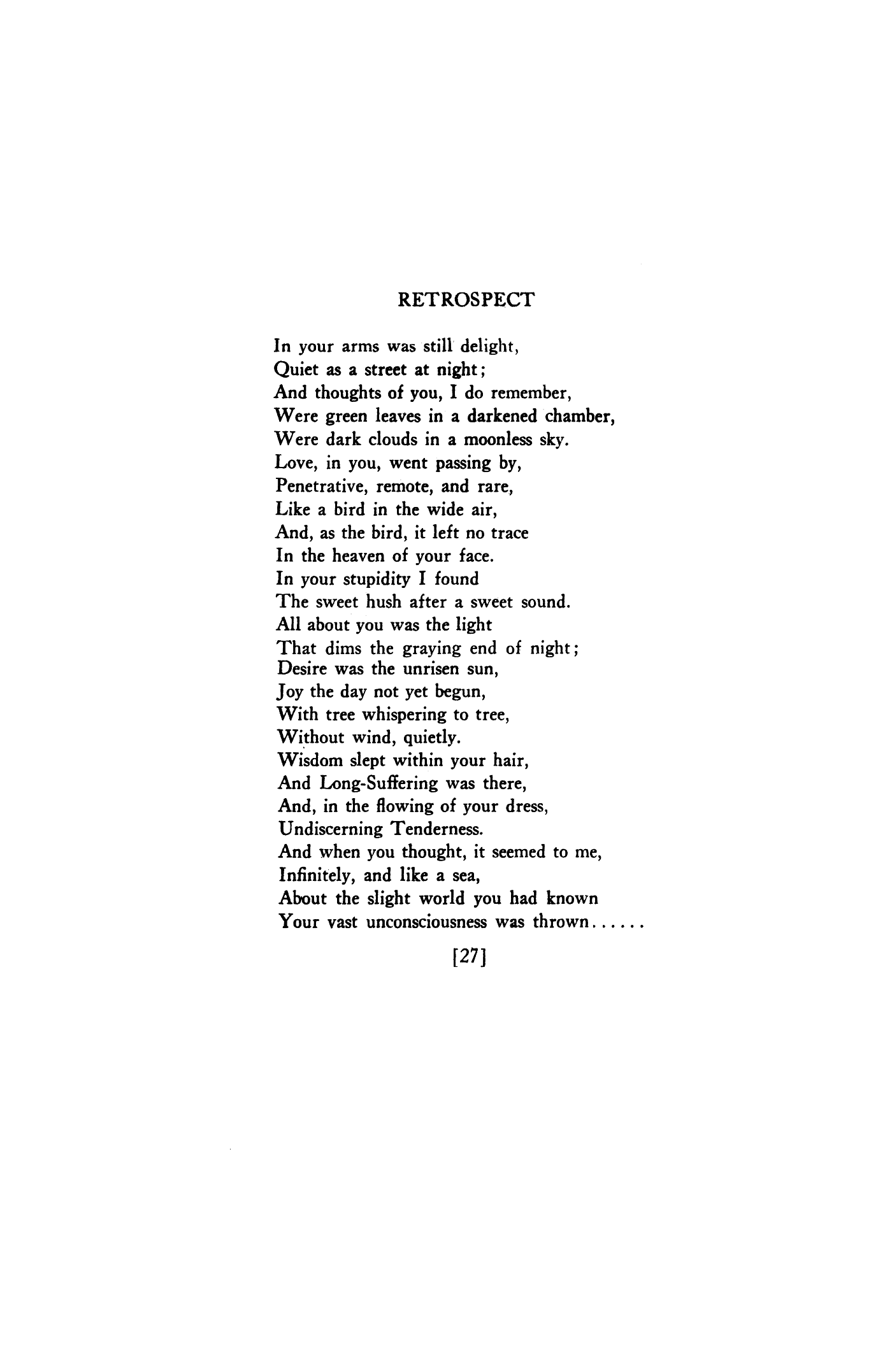 Retrospect