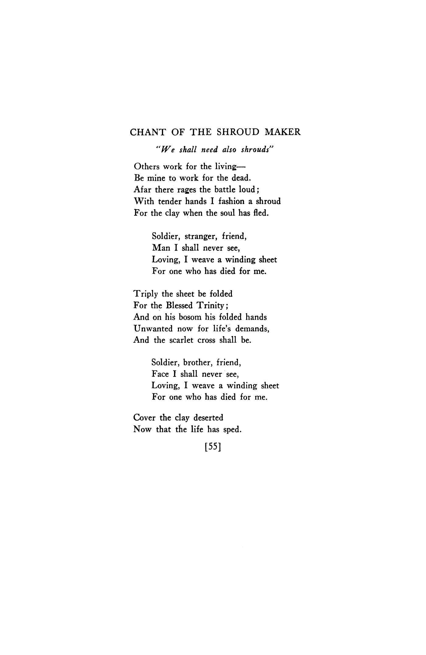 Chant of the Shroud Maker