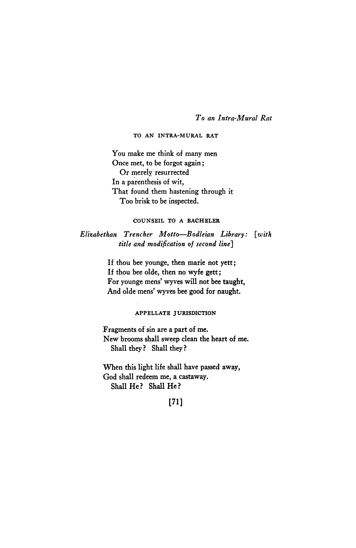 rat song poem