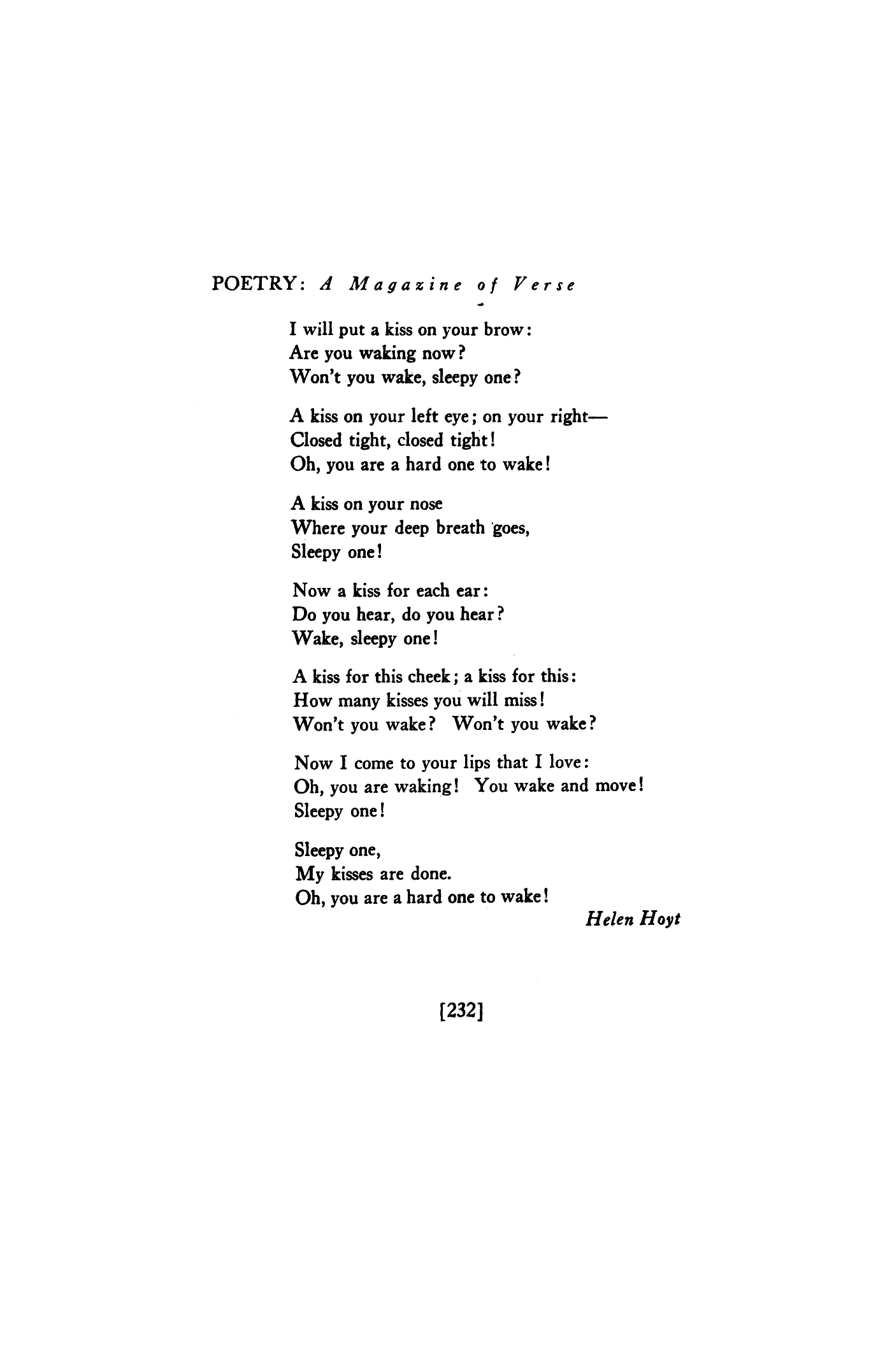 Action Poem