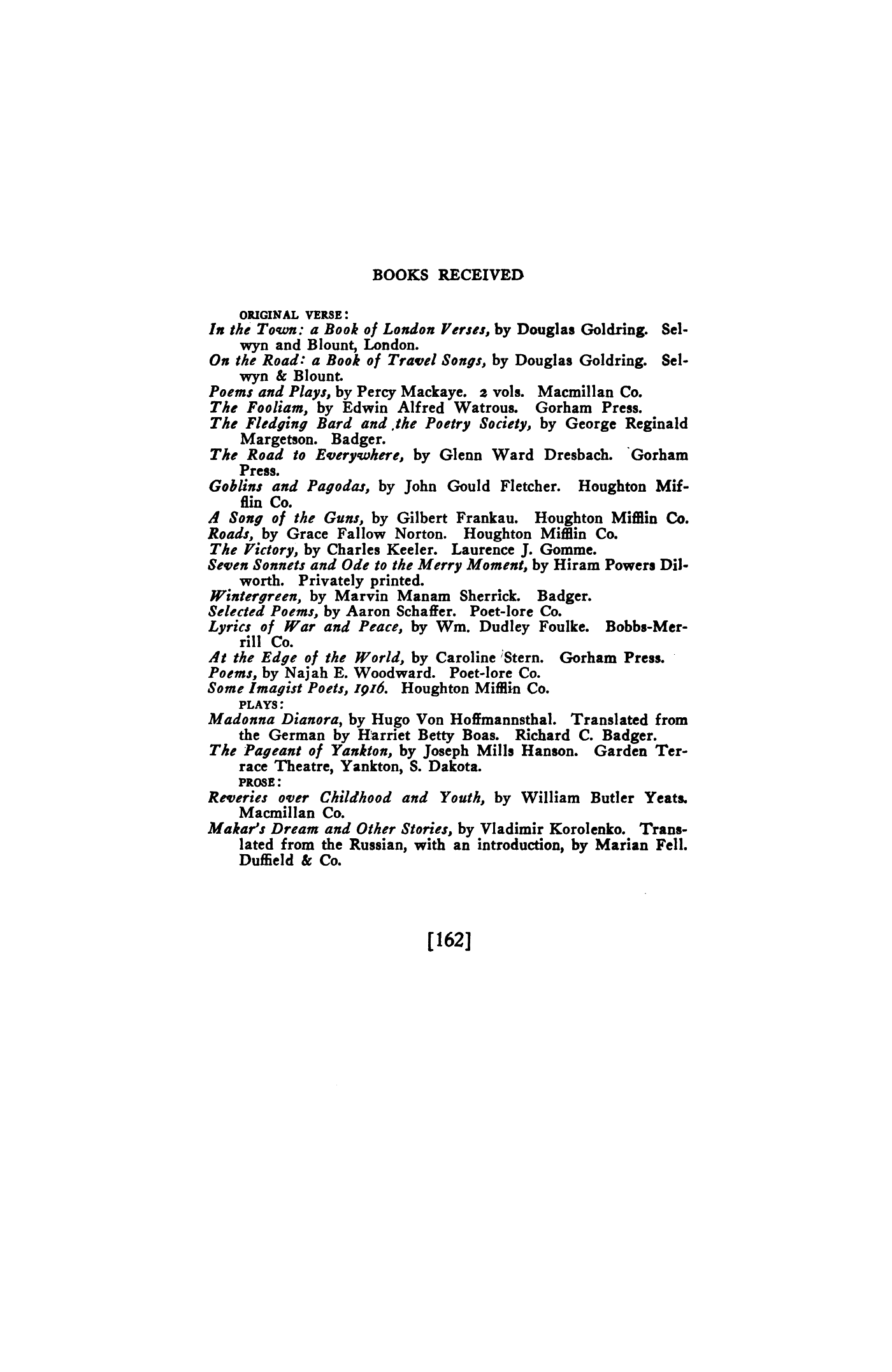 Poetry Magazine Archive Page