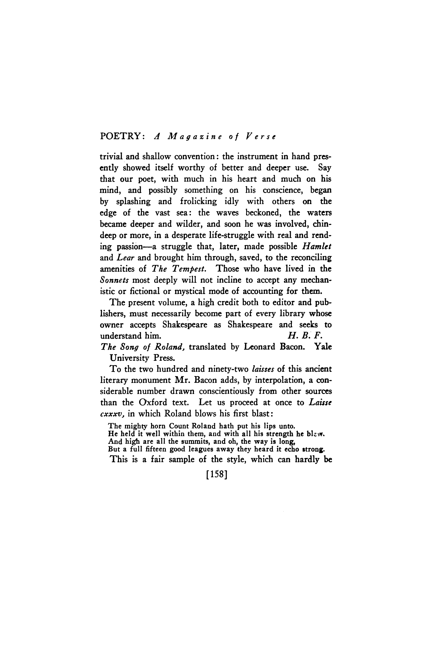 The Sonnets of Shakespeare, Variorum Edition (Ed. by Raymond M. Alden)