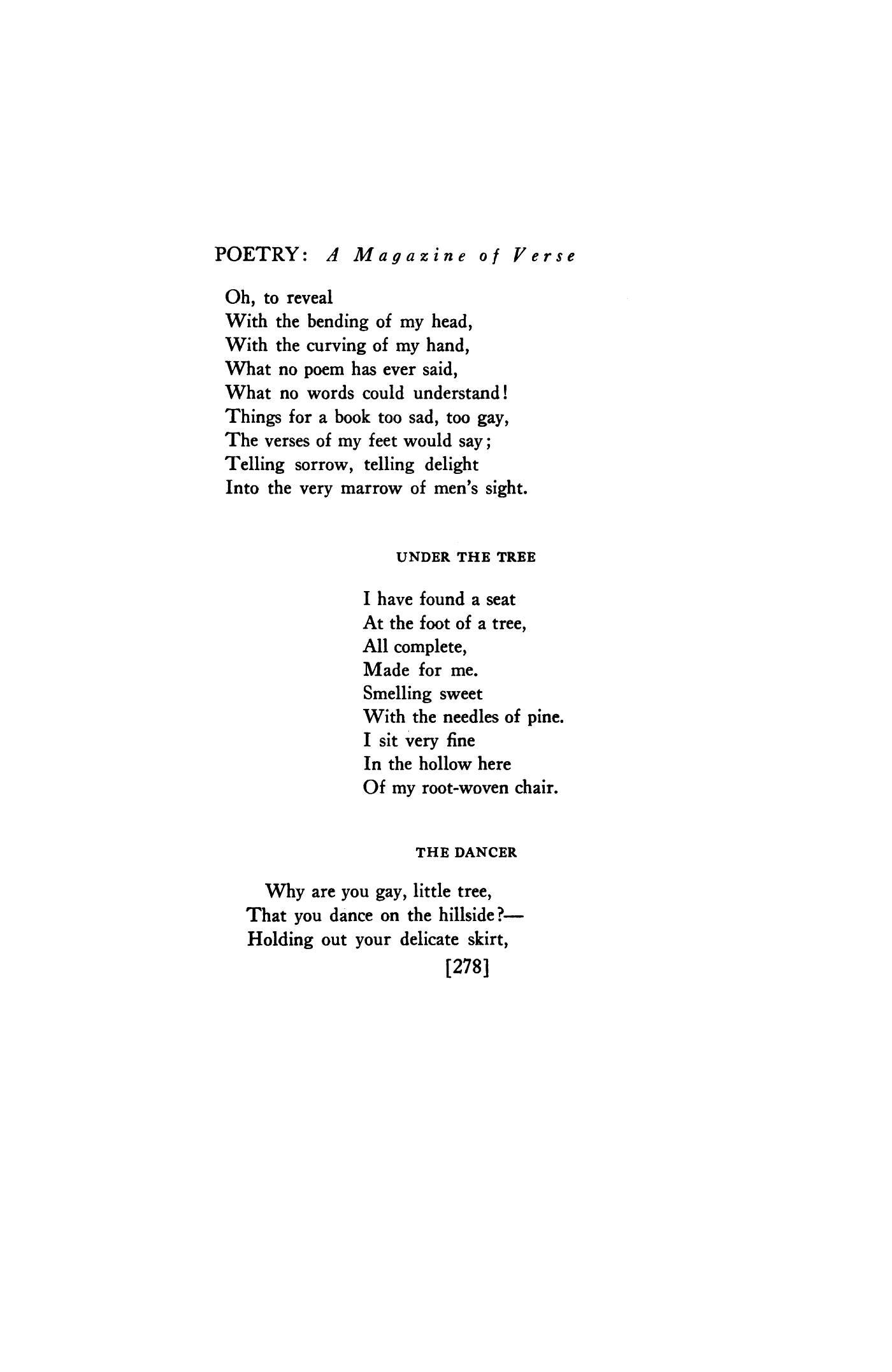 Poem to Be Danced