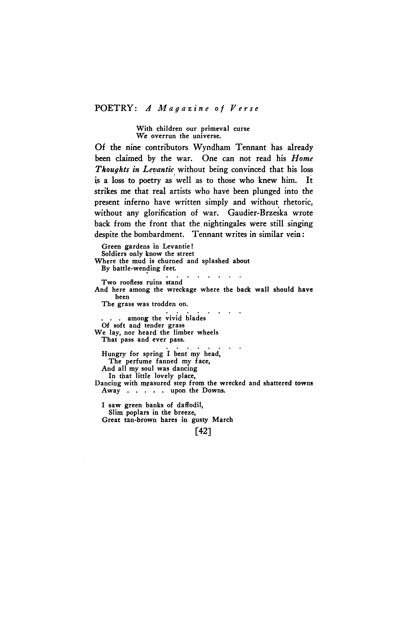 A Flock from Oxford by Ezra Pound Poetry Magazine