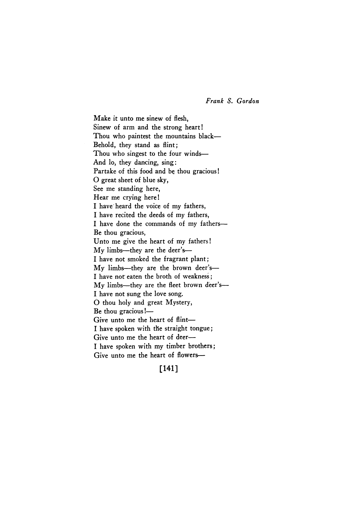 The Smoke Prayer
