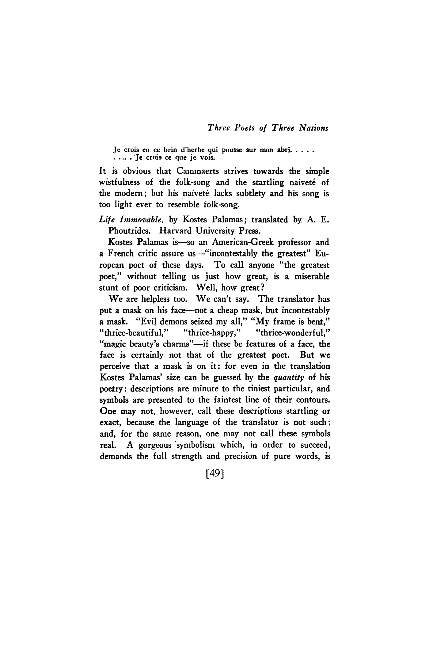 Messines and Other Poems, by Emile Cammaerts (Tr. by Tita Brand-Cammaerts)