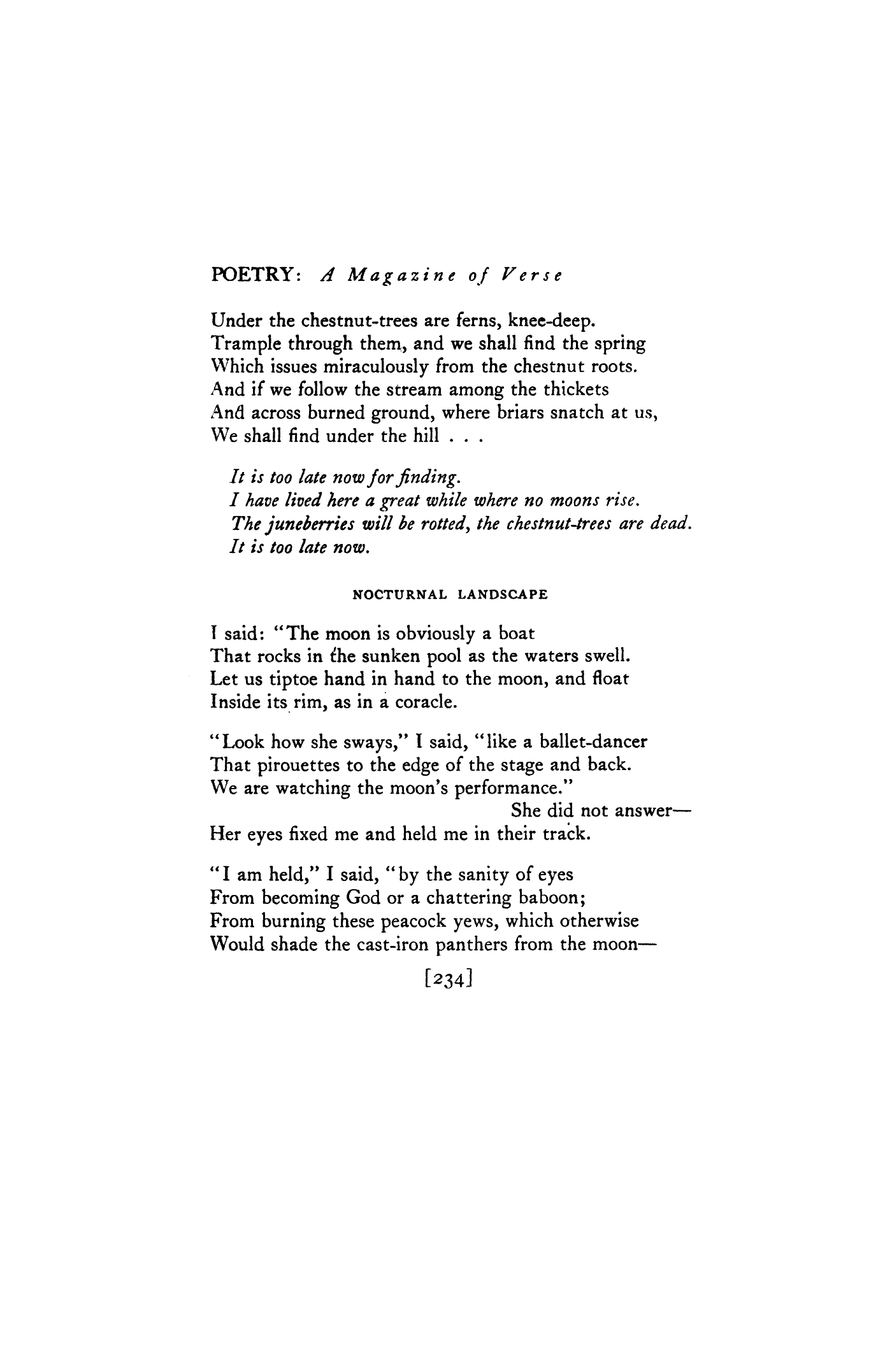 Poem for Two Voices