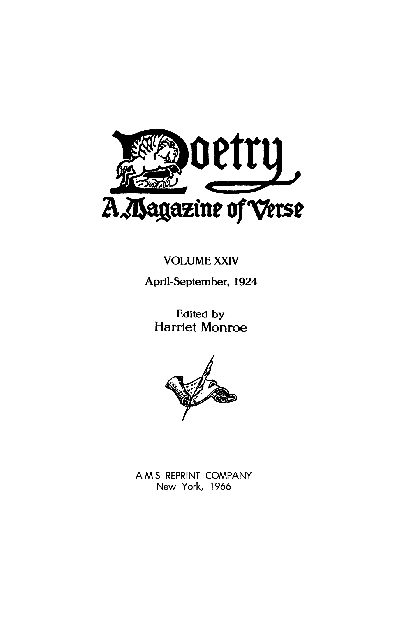 Poetry Magazine Archive Page