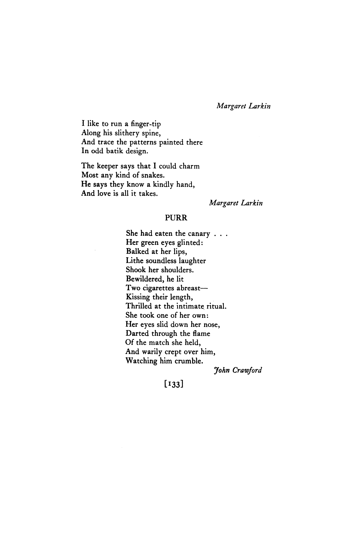 A Snake Poem