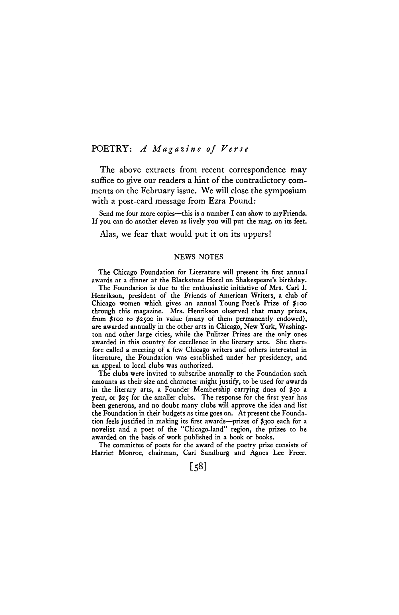 The Feburary Number by Stanley Burnshaw, Horace… Poetry Magazine