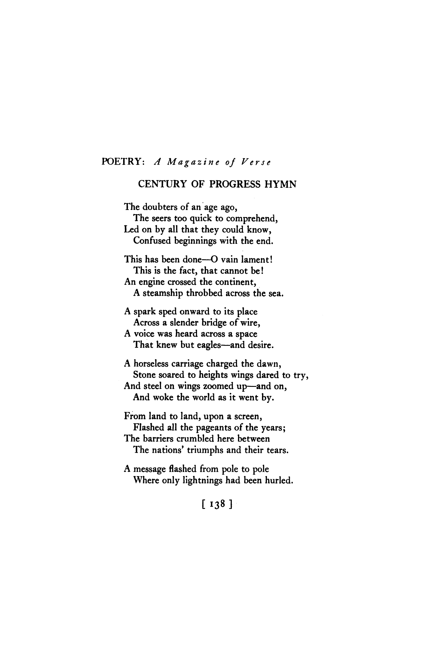 Century of Progress Hymn