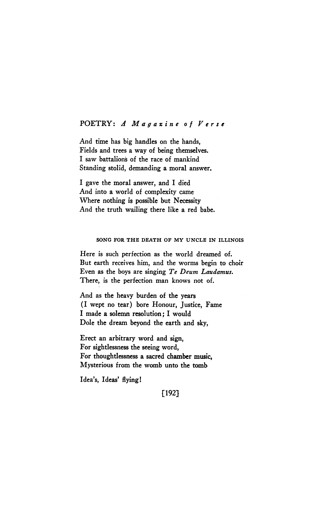 Poem ("If I could only live...")