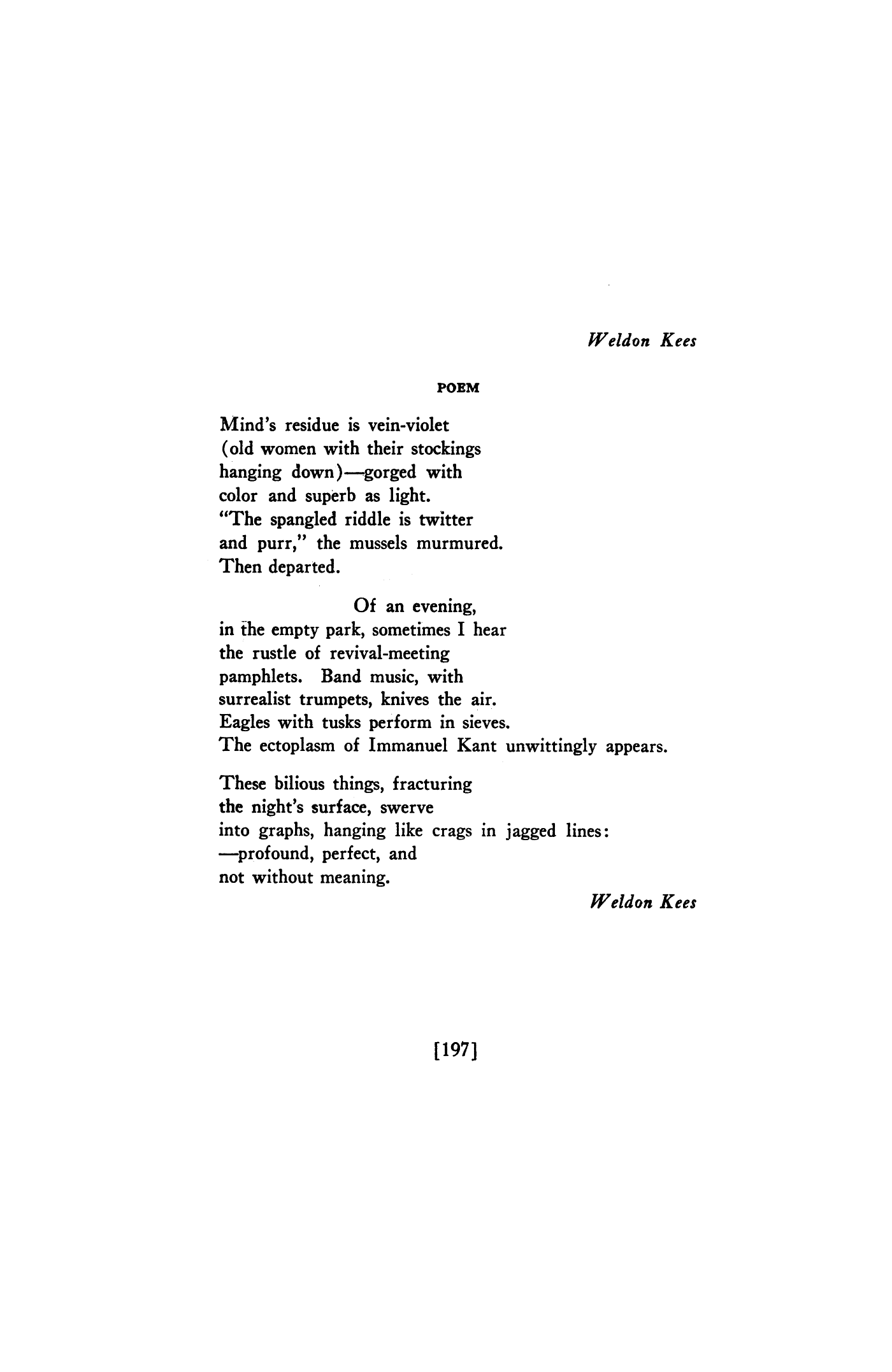 Poem ("Mind's residue is vein-violet...")