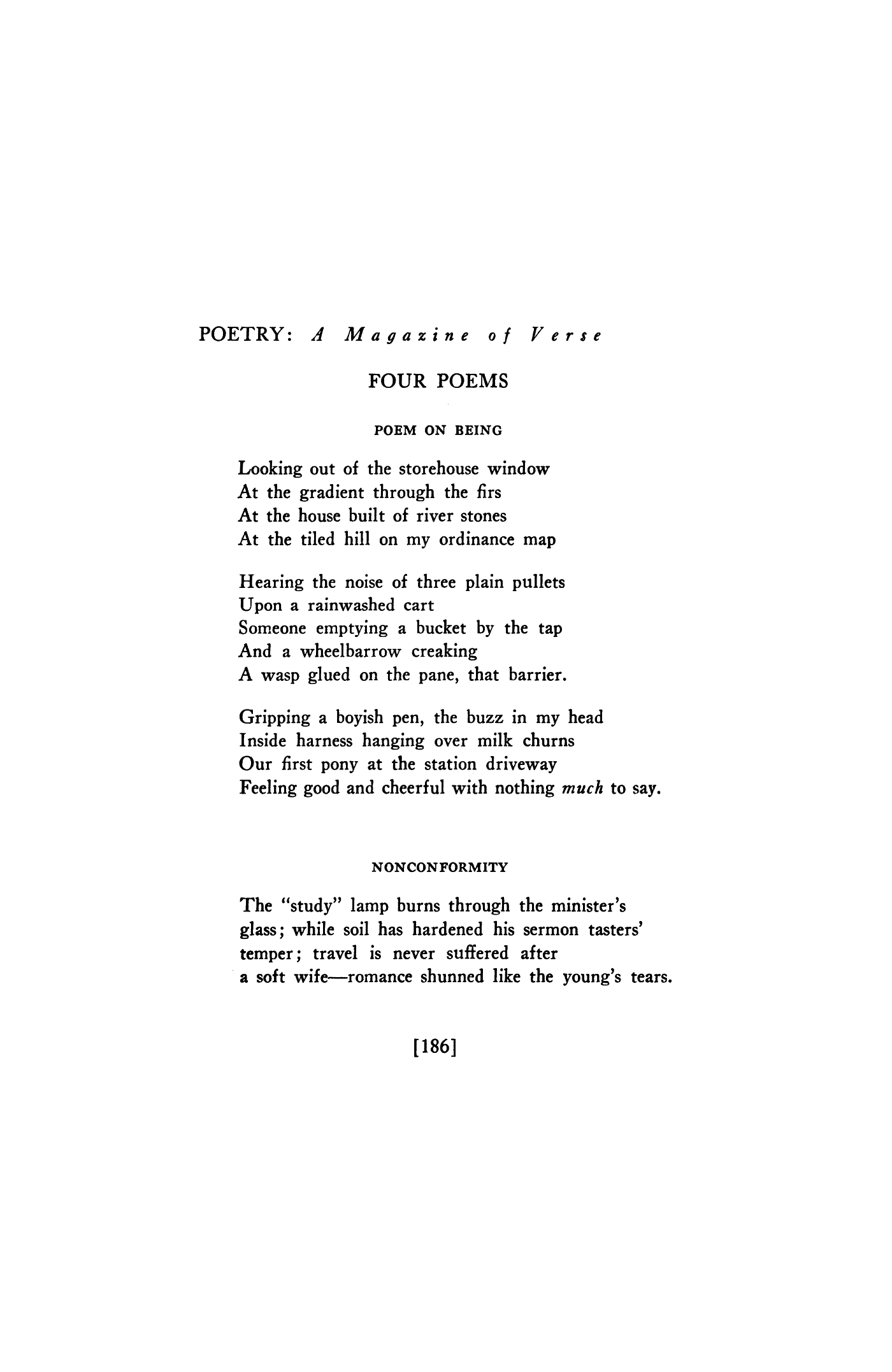 Poem on Being