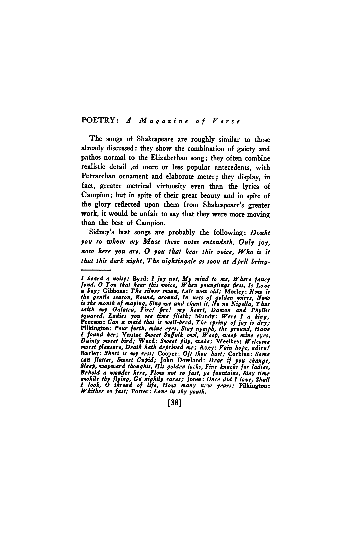 The 16th Century Lyric in England: A Critical and Historical Reinterpretation: Part III