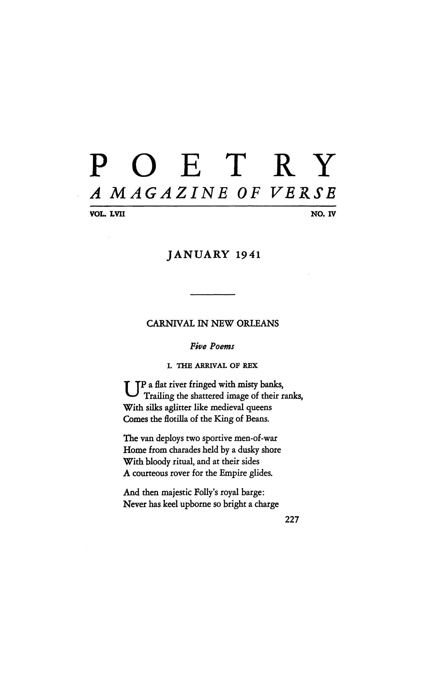 Five Poems