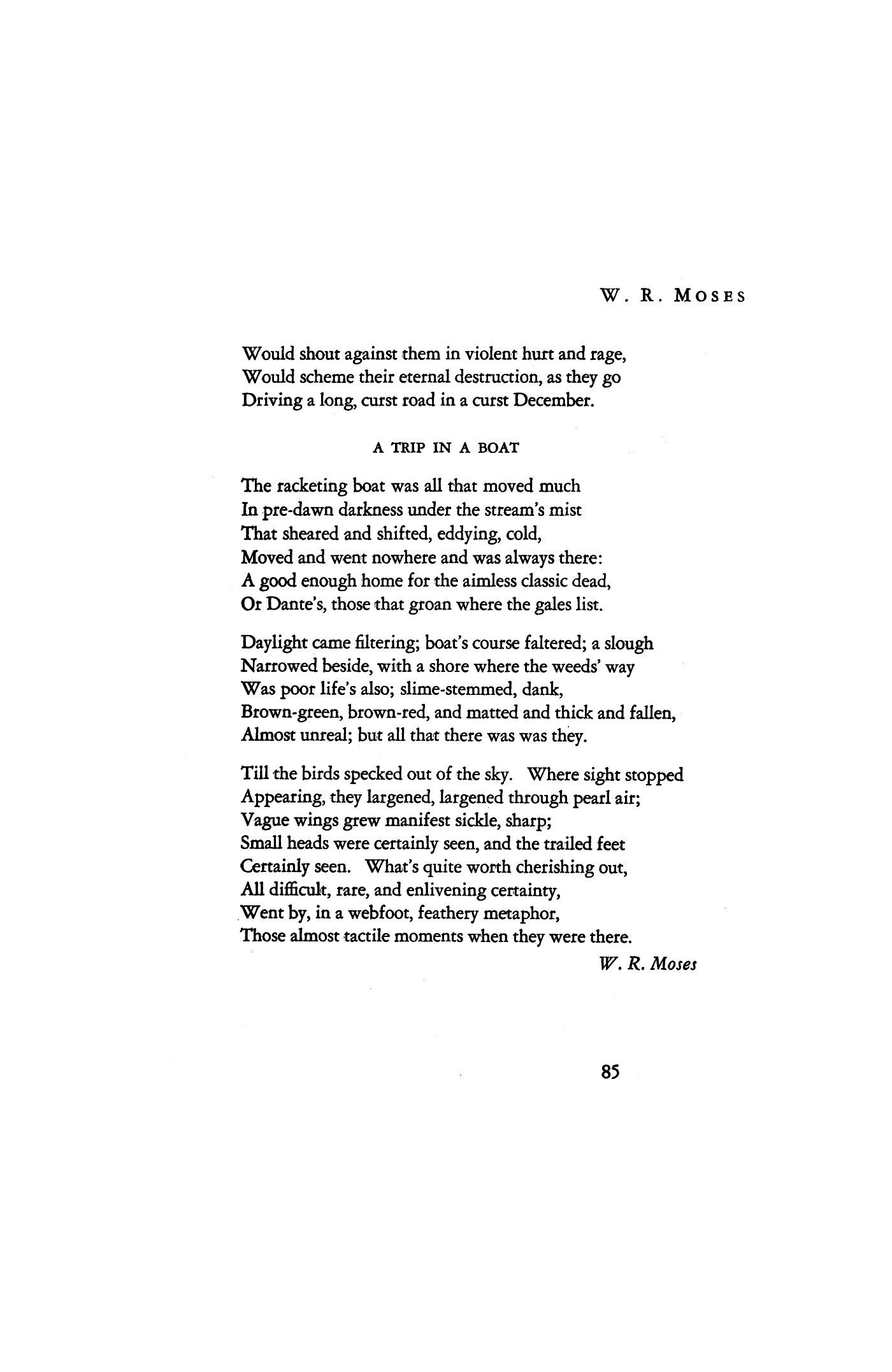 Poem in Condemnation