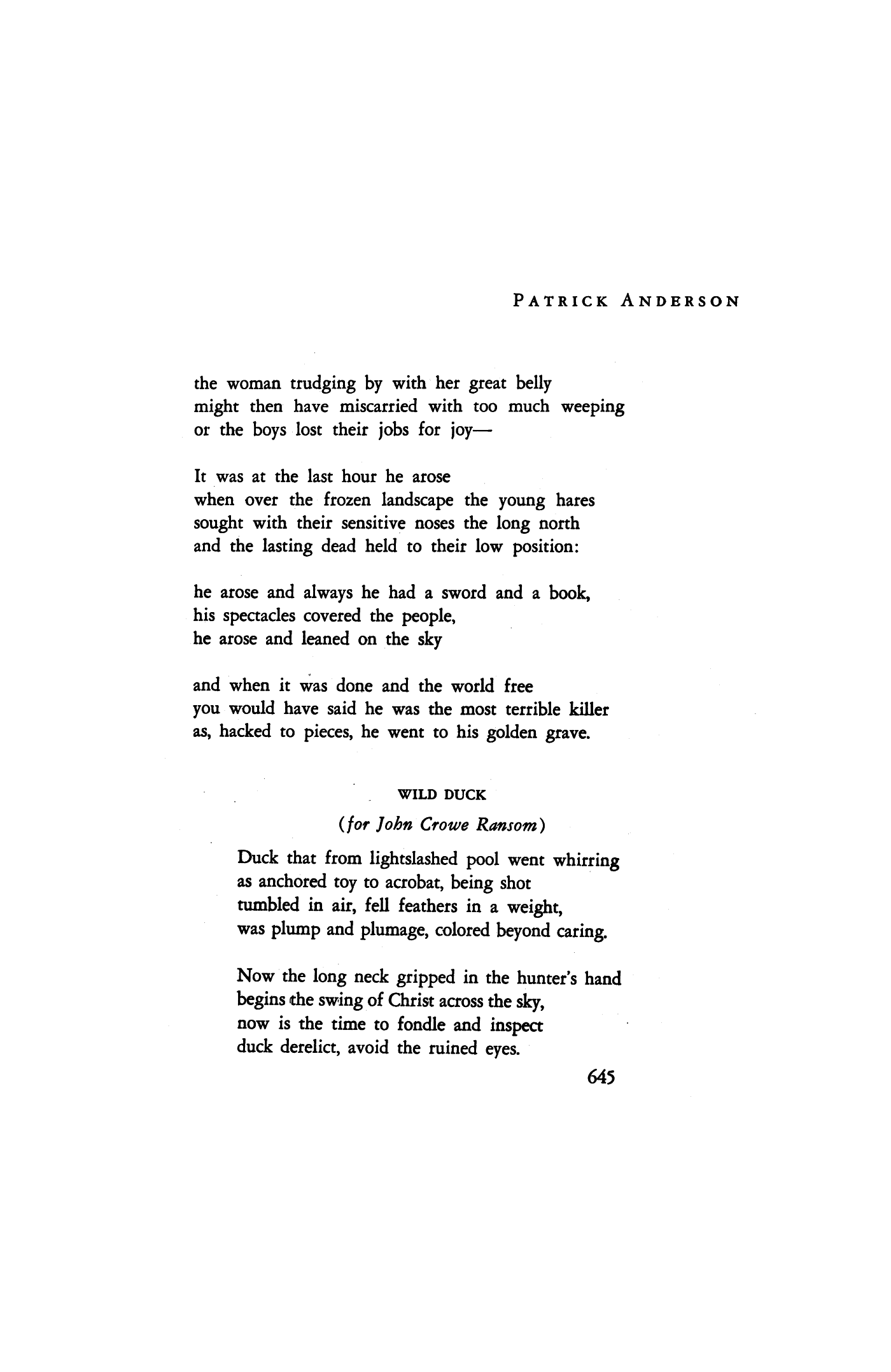 Poem ("A long time he dozed...")