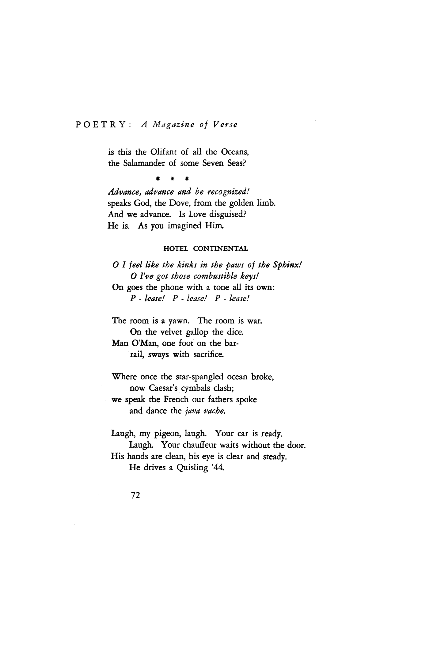 Neo-Classical Poem