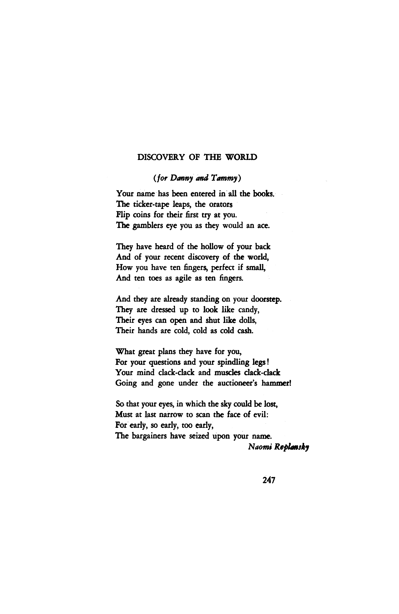 Discovery of the World