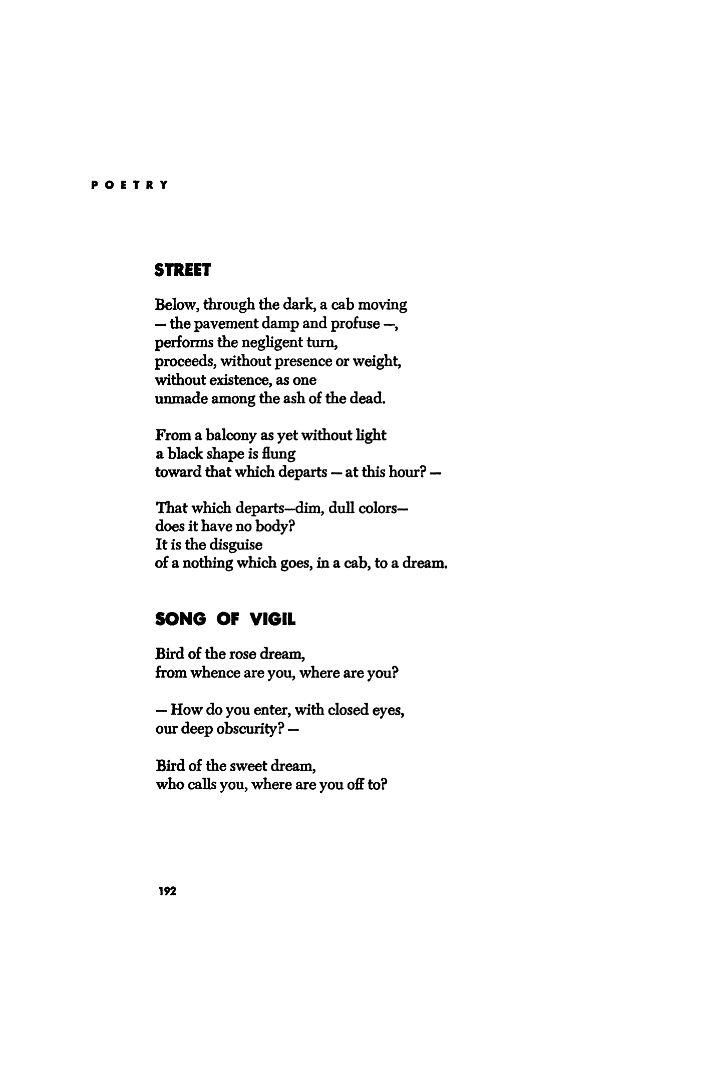 Song of Vigil