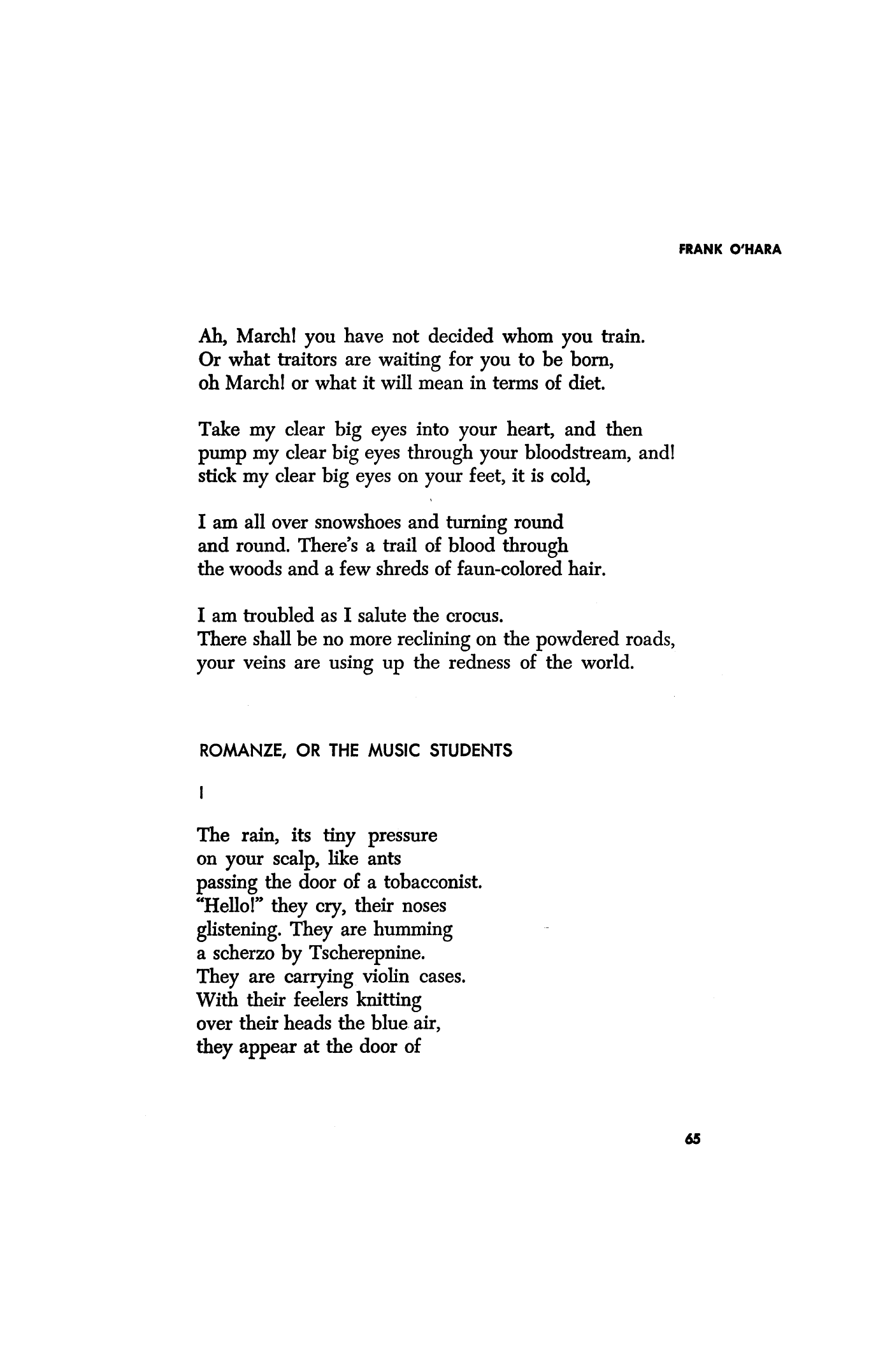 Poem in January