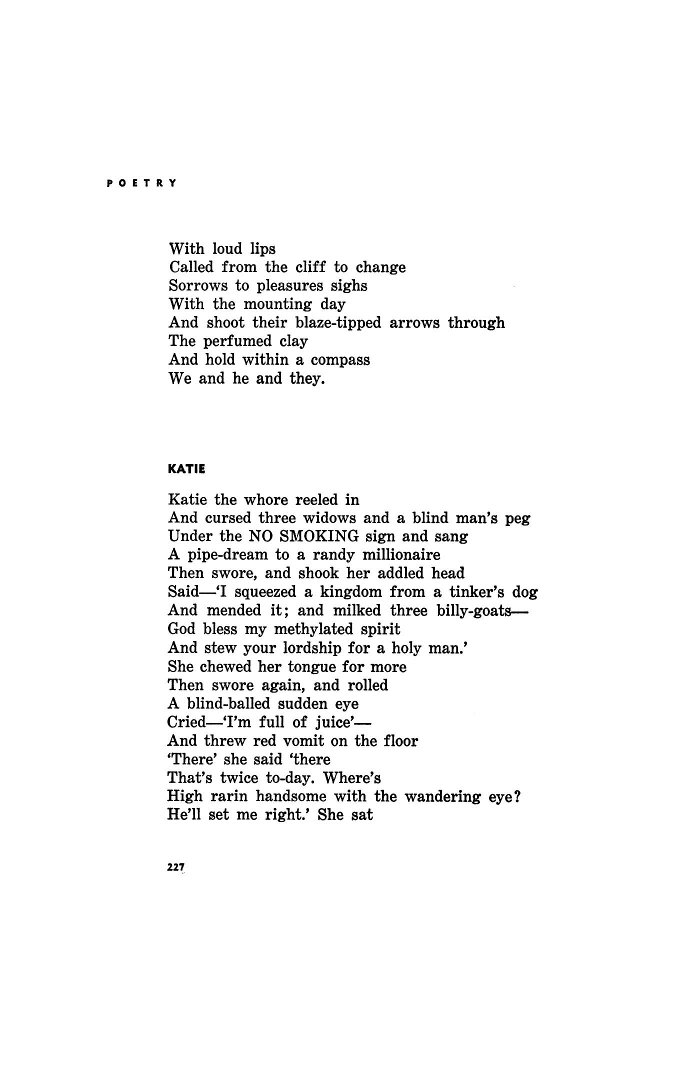 Poems from a Hospital