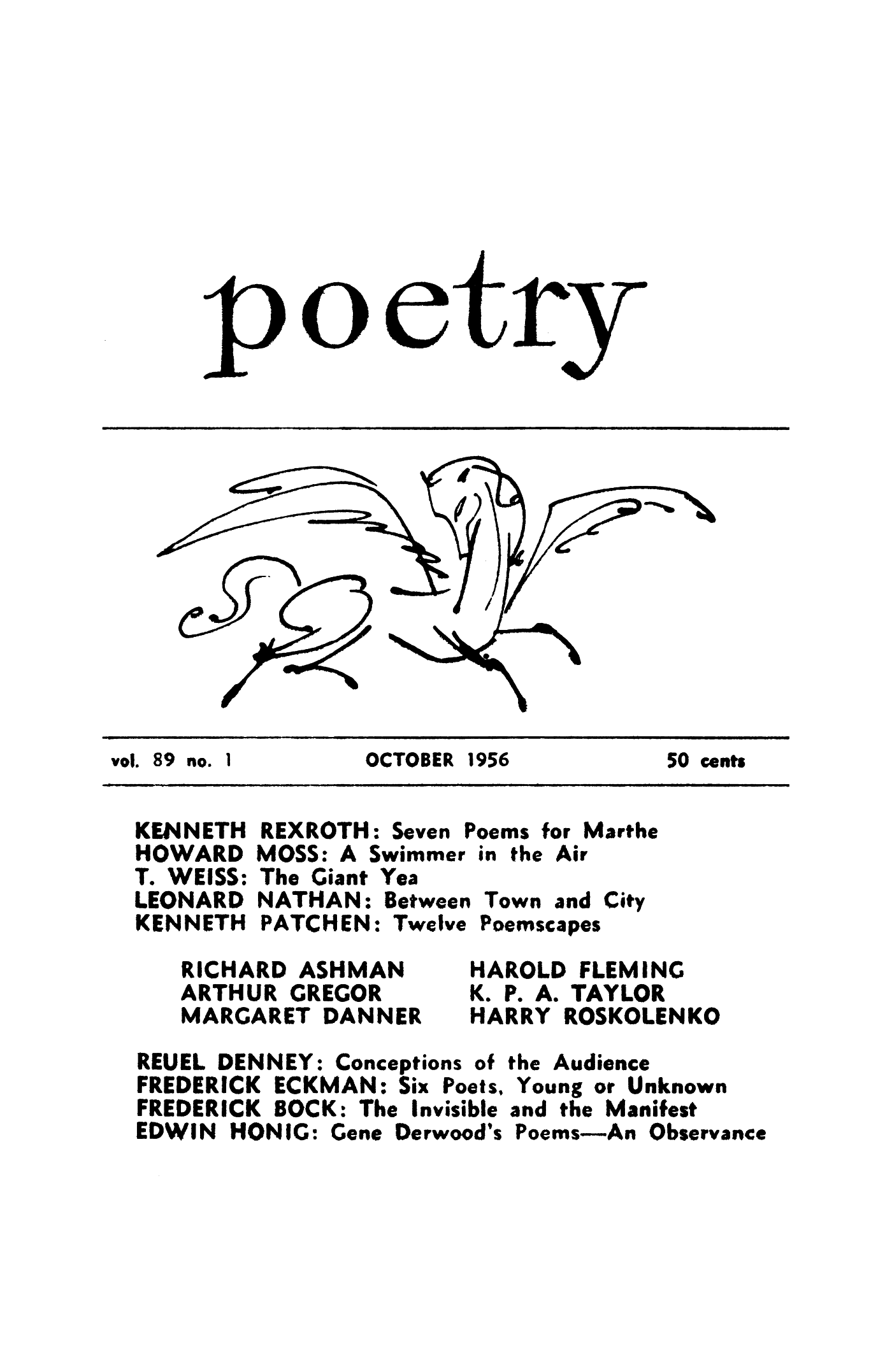 Poetry Magazine Archive Page