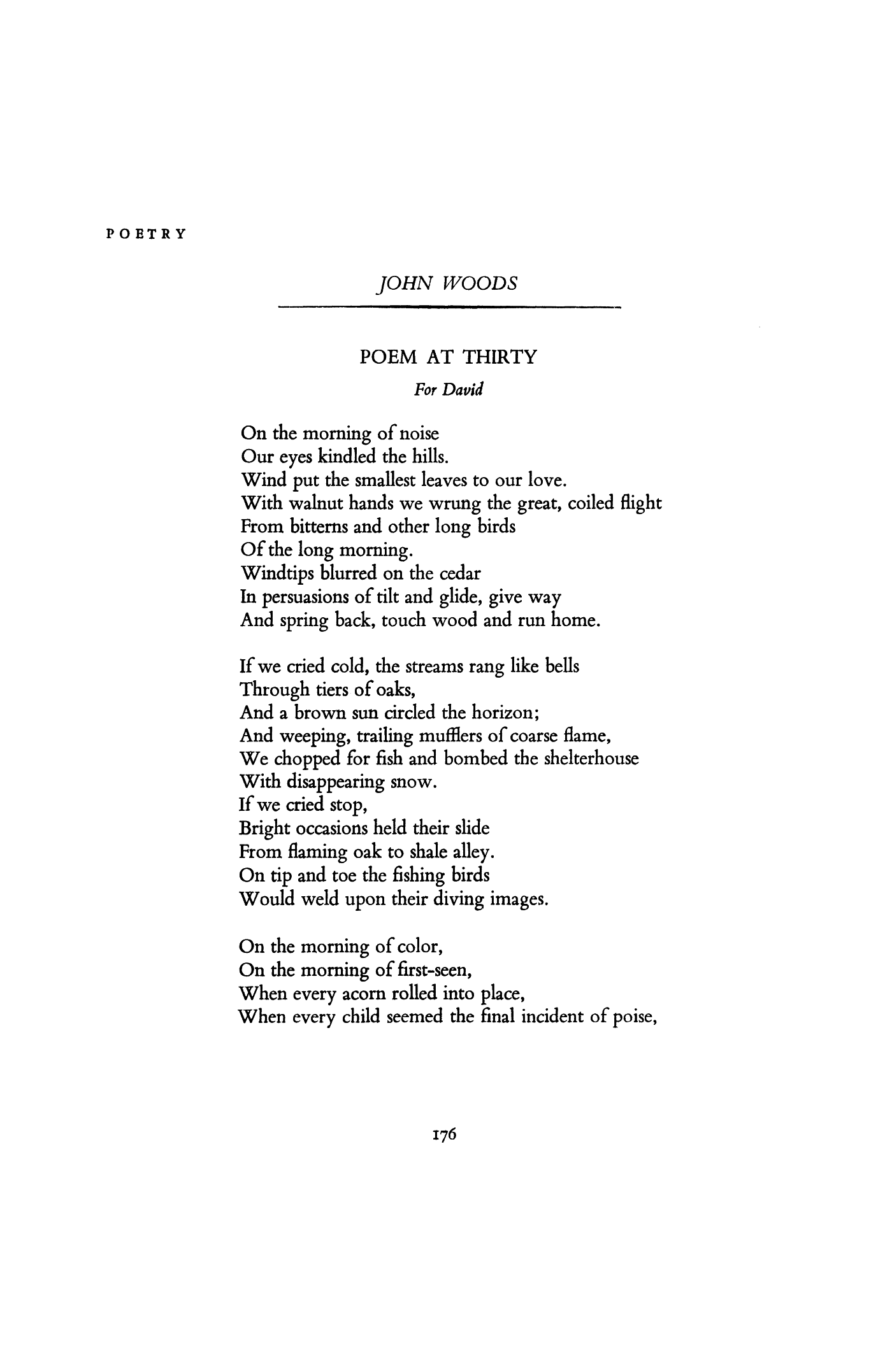 Poem at Thirty