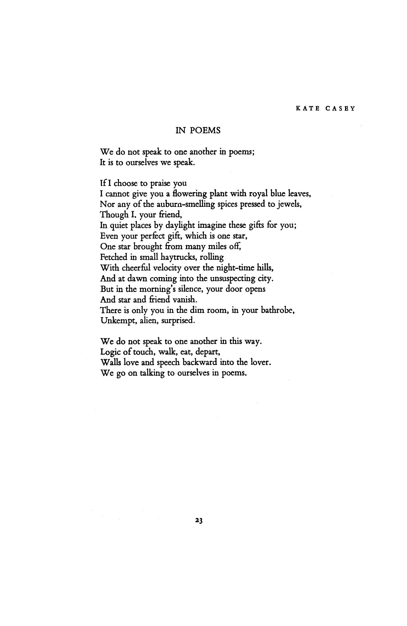 In Poems