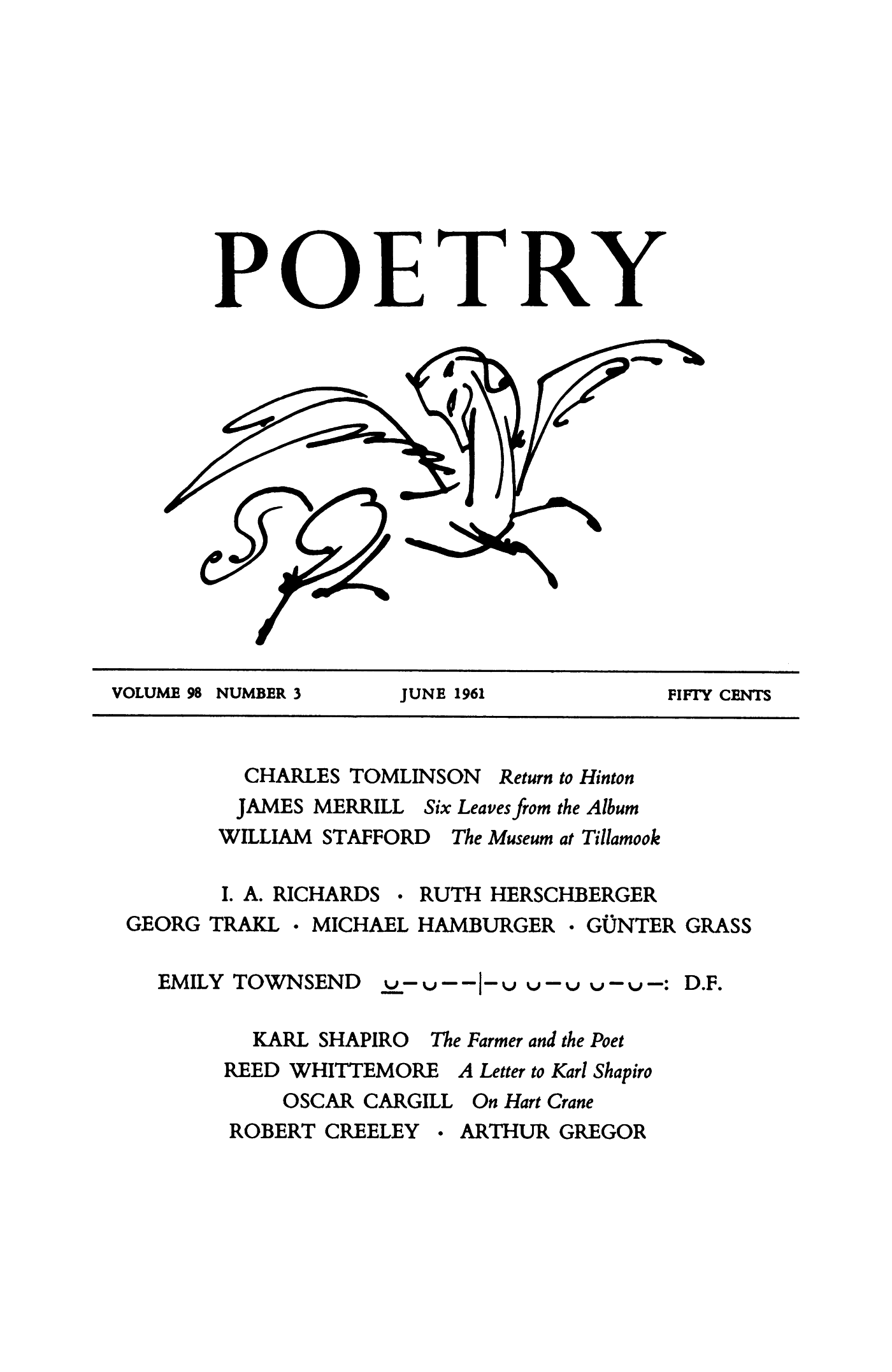 Poetry Magazine Archive Page