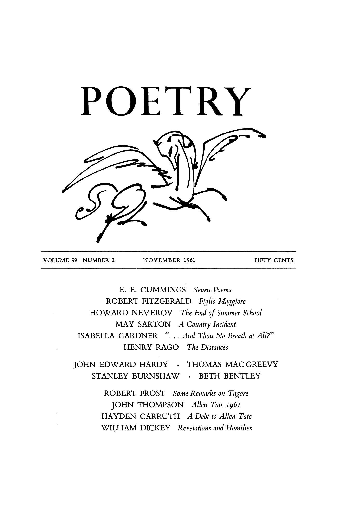 Poetry Magazine Archive Page