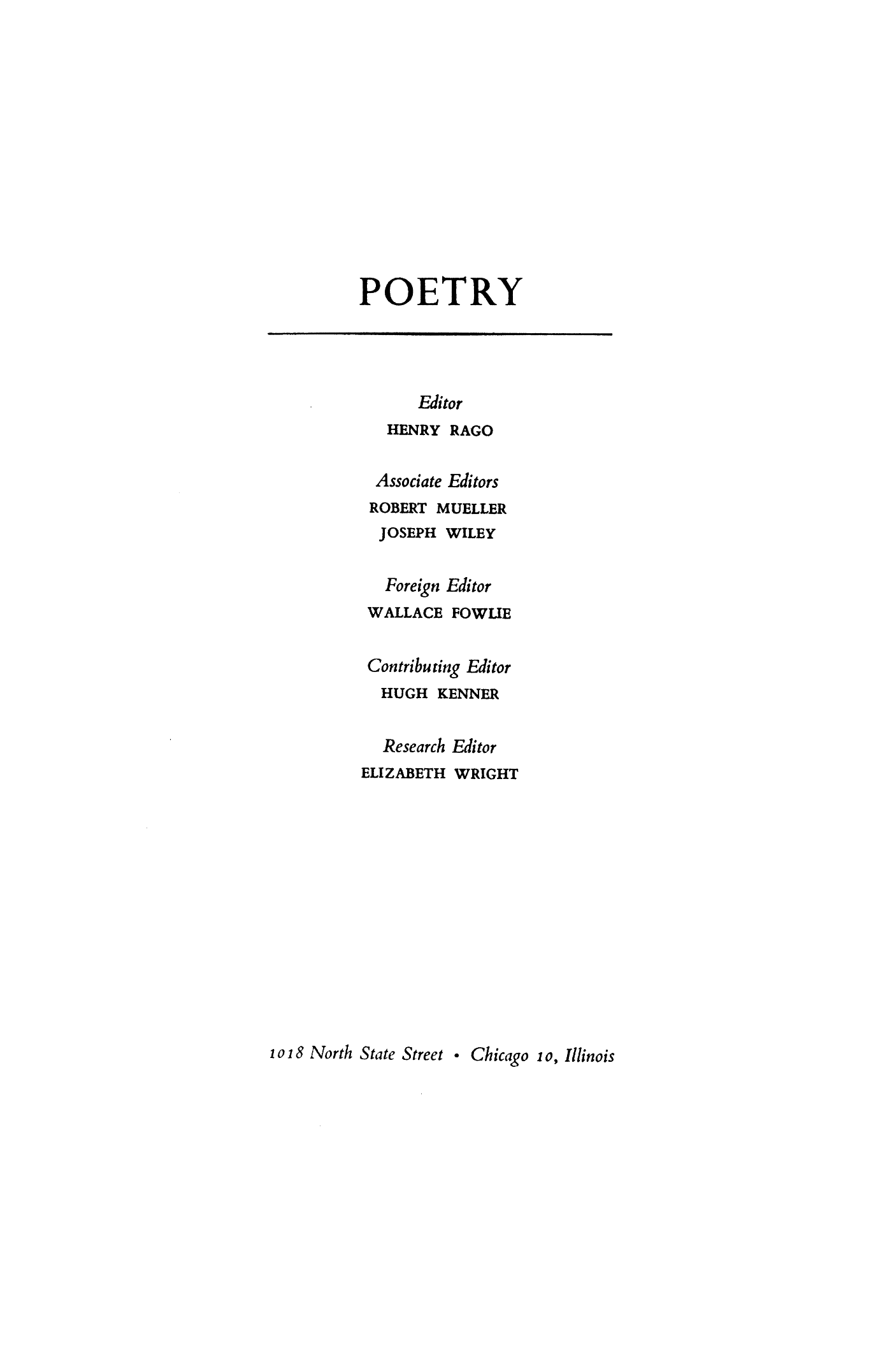 The Poetry Foundation